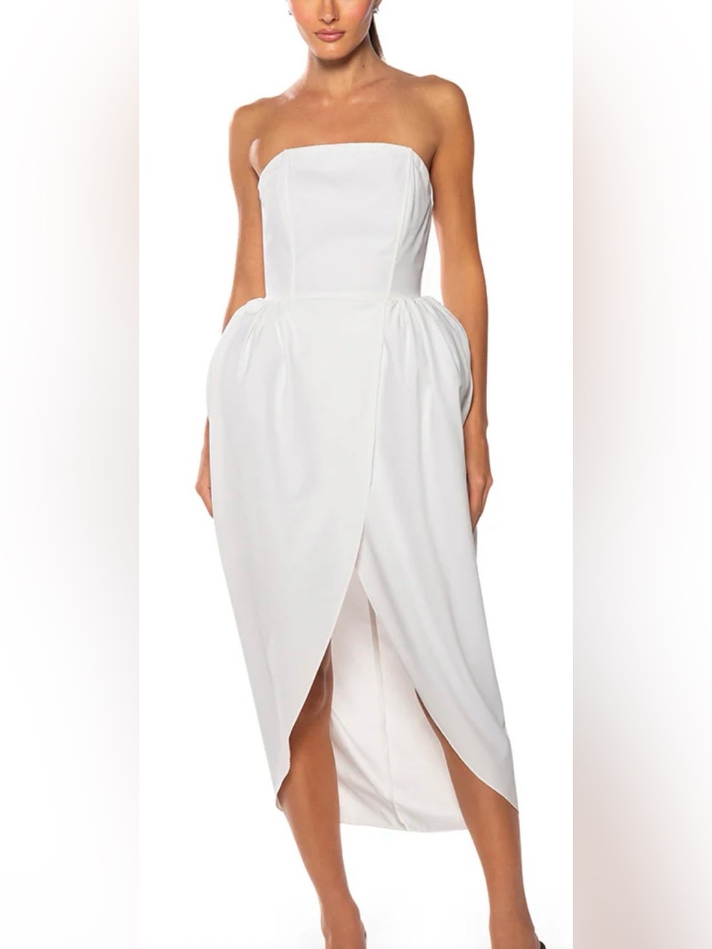 AKIRA TULIP SKIRT SPAGHETTI STRAP MIDI DRESS Sz XL NWT